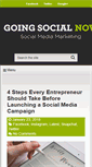Mobile Screenshot of goingsocialnow.com